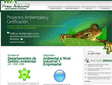 Tablet Screenshot of proacambiental.com